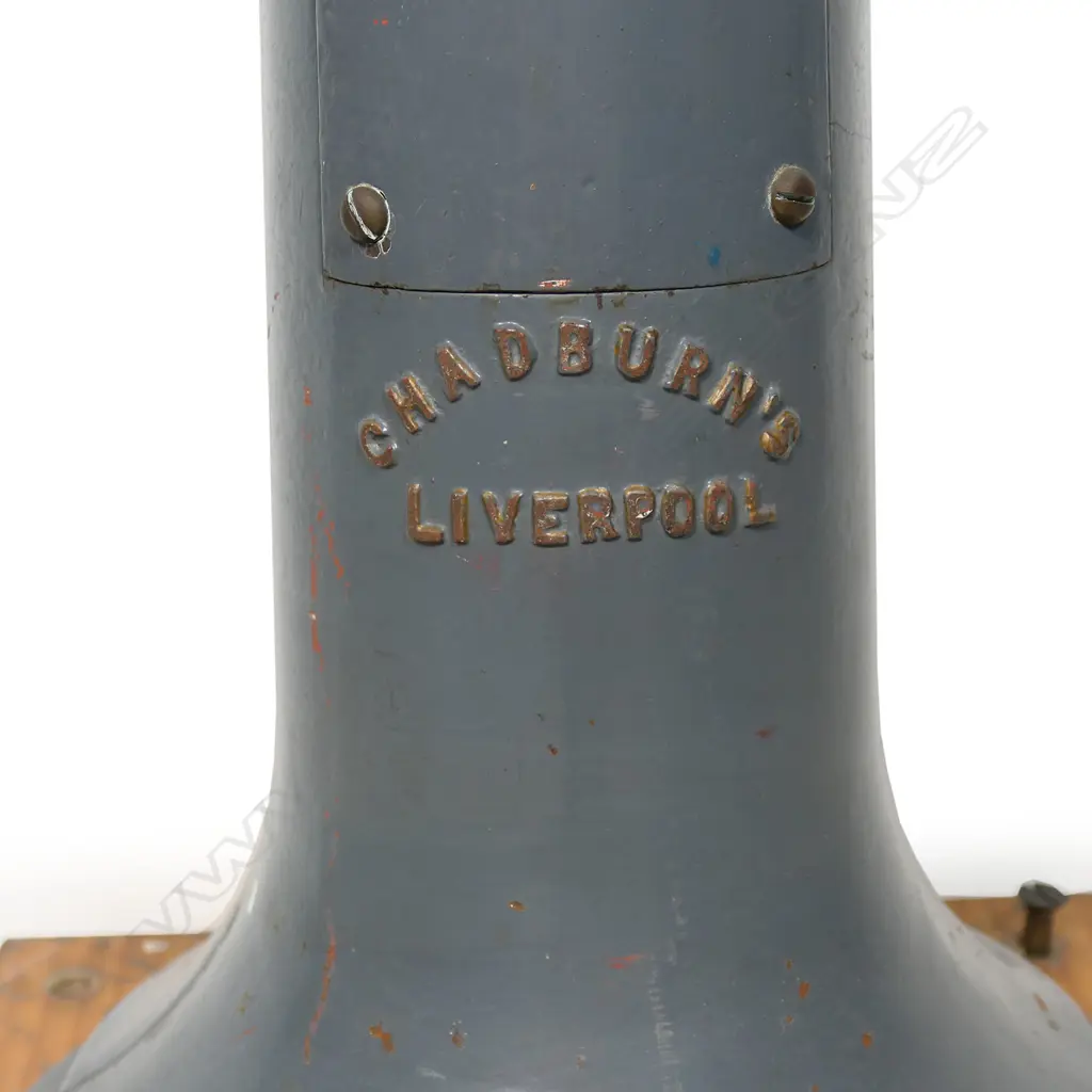 Antique Chadburn's of Liverpool ship's brass telegraph on stand, Image 1++