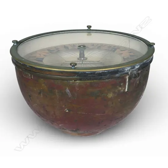 A late 19thC dry card compass by Lord Kelvin of Glasgow,