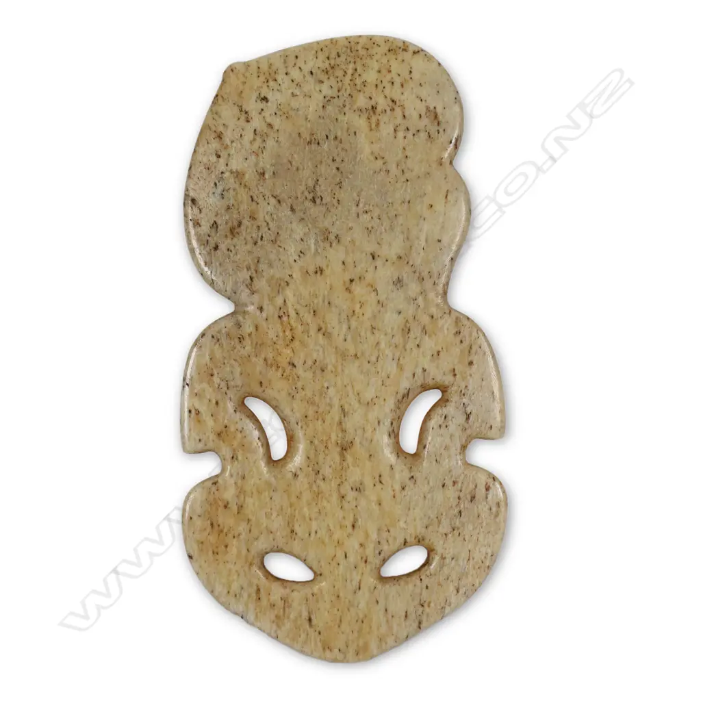 David Tuart very large carved whale bone tiki, Image 1++