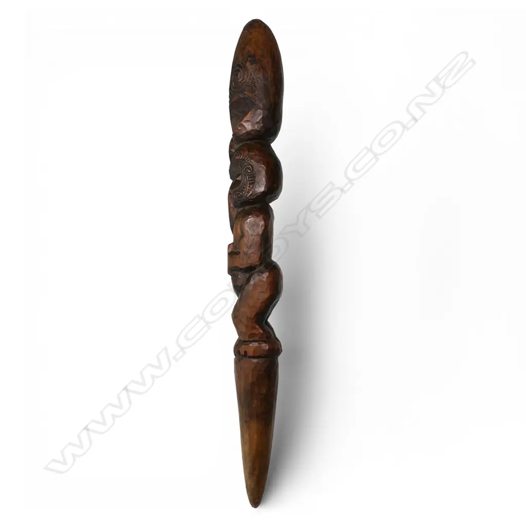 A 20thC wooden Pou, Image 1++