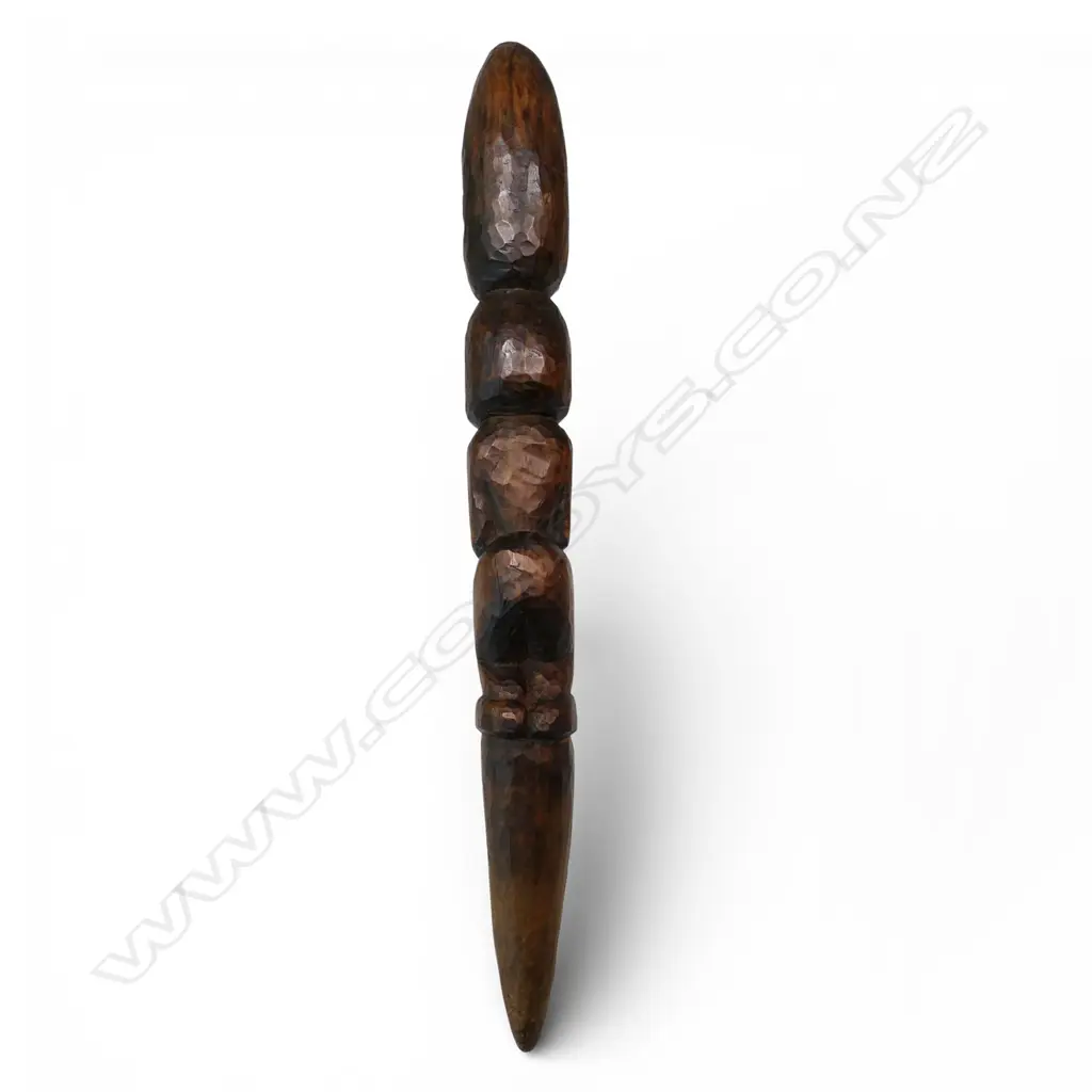 A 20thC wooden Pou, Image 1++