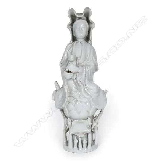 A blanc de chine Kuanyin,
