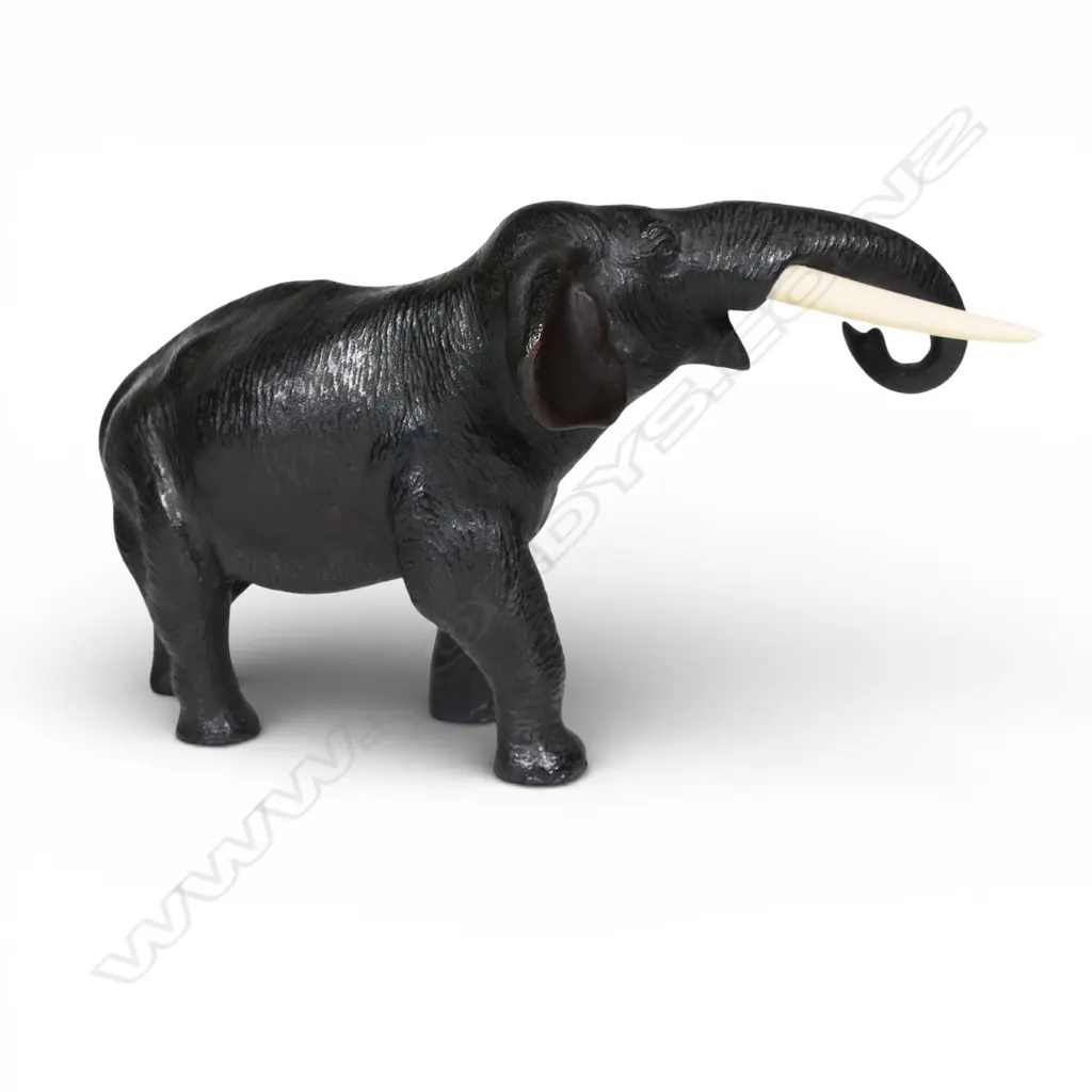 A Japanese bronze elephant, Image 1++