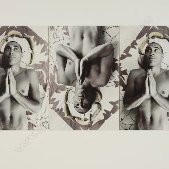 Fiona Pardington (1961-) ‘Triptych of Joseph Makea’,