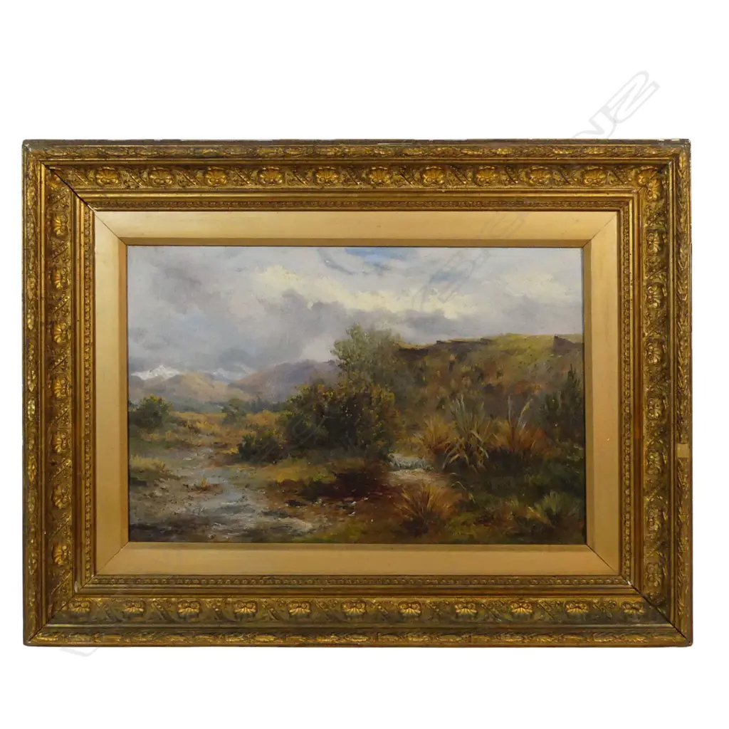 James Peel (attributed) New Zealand landscape, Image 1++