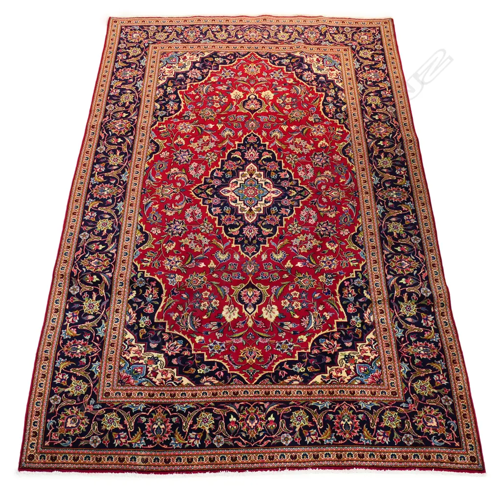 A fine hand-knotted Kashan carpet, Image 1++