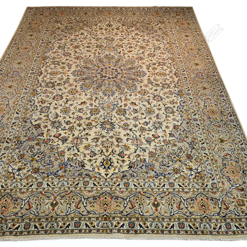 A fine hand-knotted Kashan carpet, Image 1++
