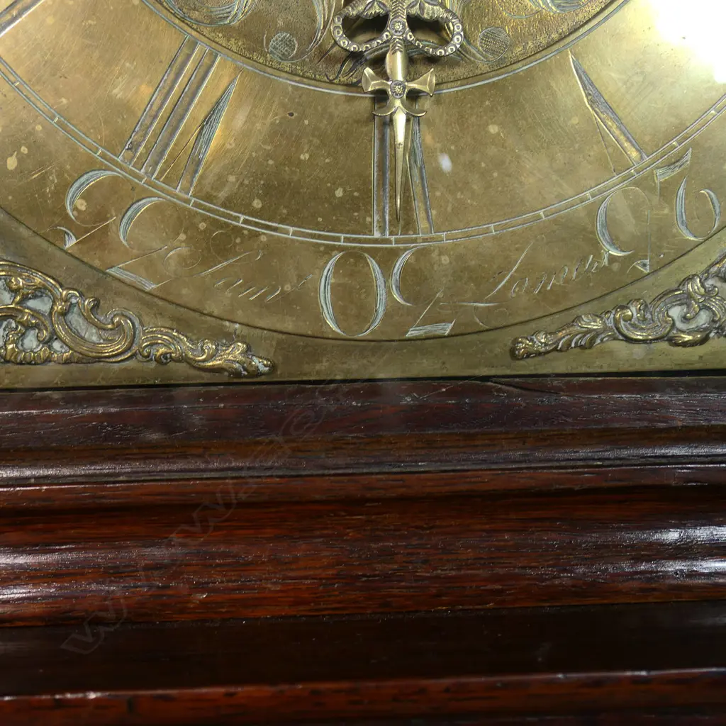 A 19thC oak long case clock, Image 1++