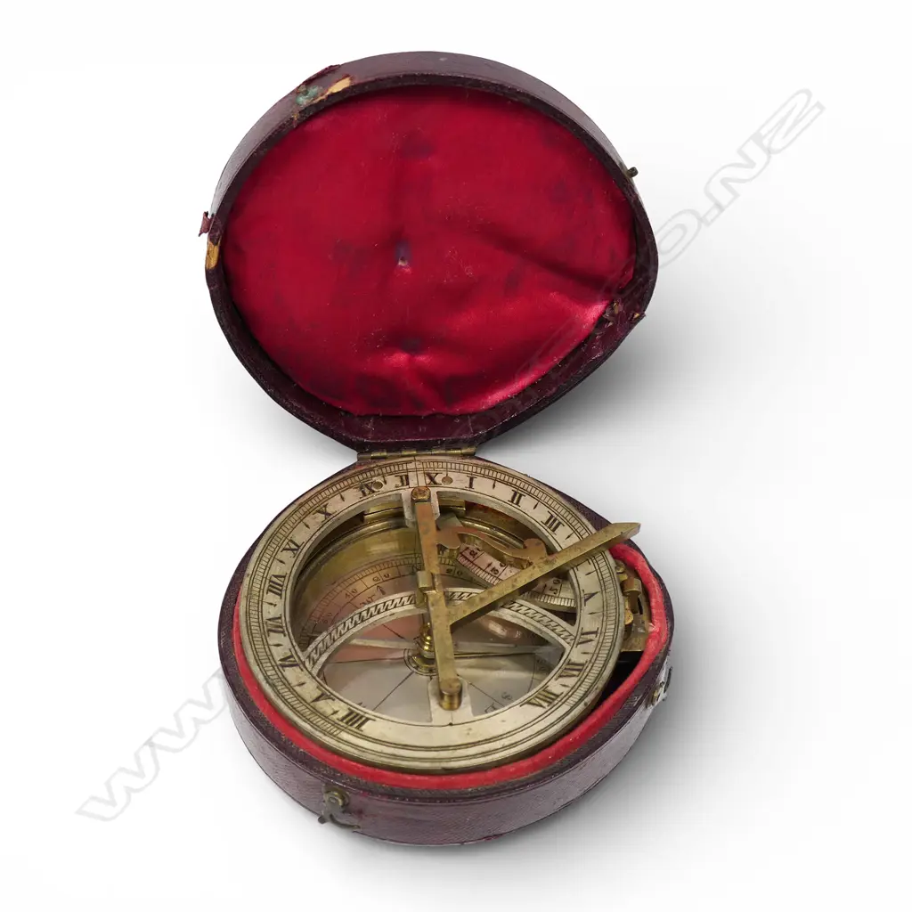 An octagonal brass equatorial sundial, Image 1++