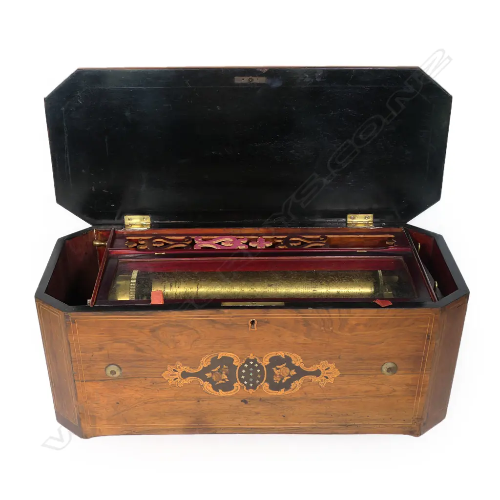 19thC Nicole Frères Swiss cylinder large music box, Image 1++