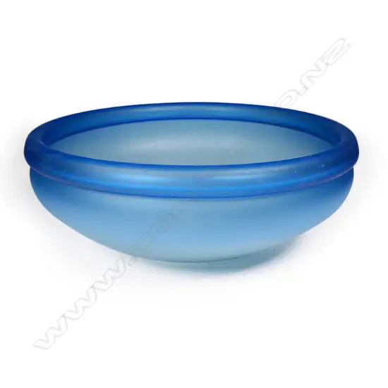 An Ann Robinson mouth blown glass bowl,