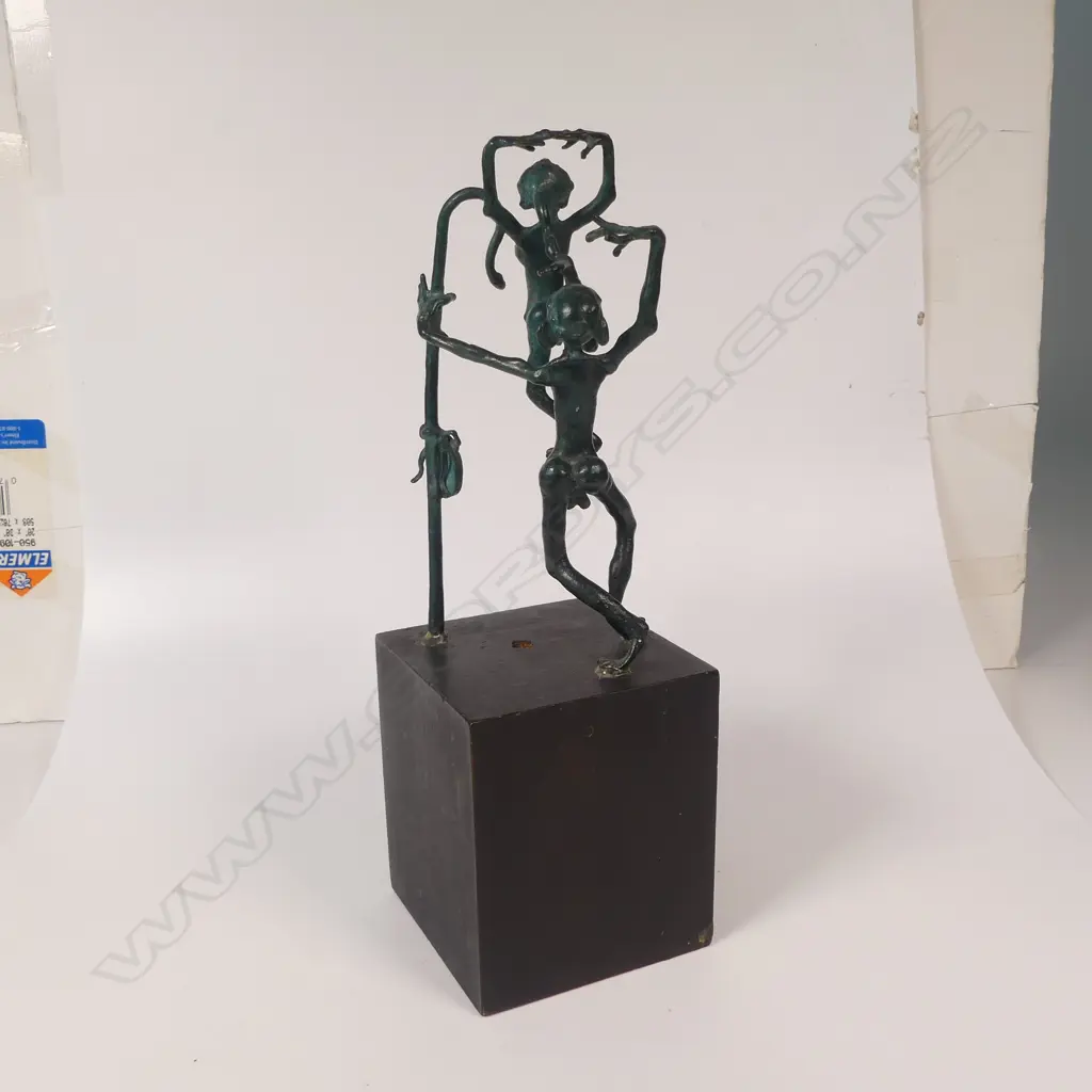 Paul Beadle (1917 – 1992) fine sculpture 'Nymph & Shepherd', Image 1++