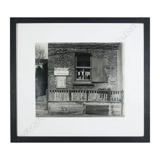 Les Cleveland ‘Lee Quings Shop Haining Street Wellington 1957’,