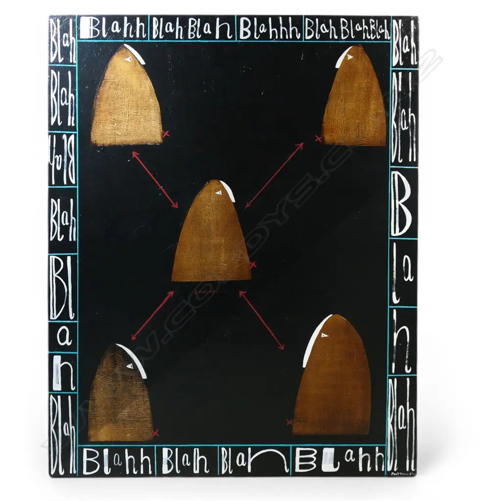 Paul Vincent (NZ 20thC) ‘2 Metres x 4’, Image 1++