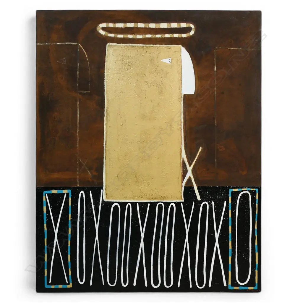 Paul Vincent (NZ 20thC) ‘Travelling On’, Image 1++