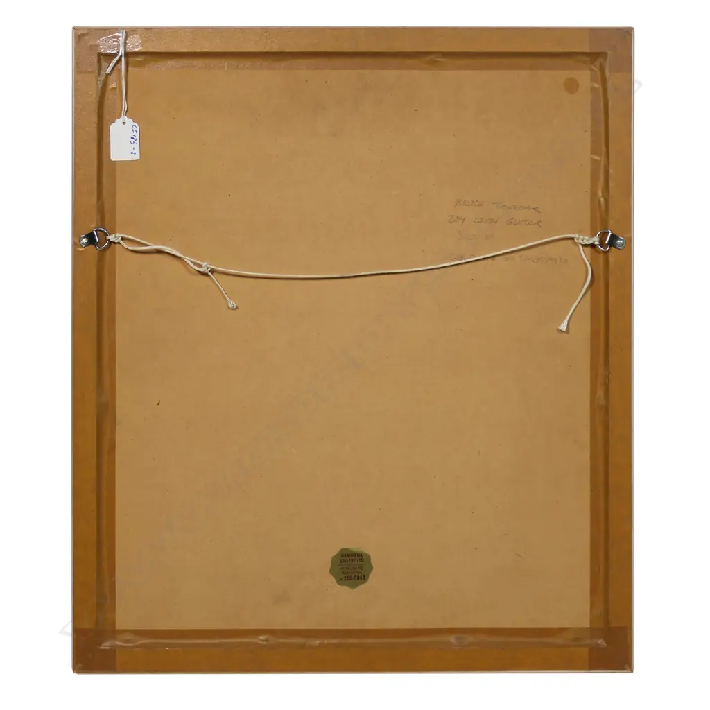 Bruce Treloar (NZ 1946-) 'Boy with guitar', Image 1++