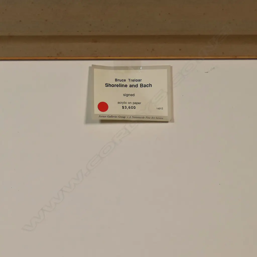 Bruce Treloar (NZ 1946-) 'Shoreline and Batch', Image 1++