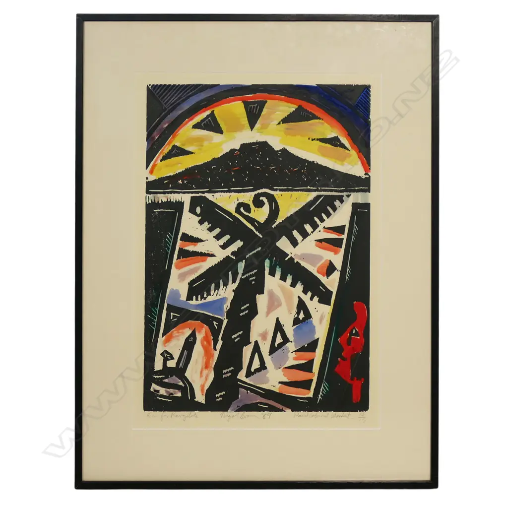 Nigel Brown (1949-) 'Fern for Rangitoto', Image 1++