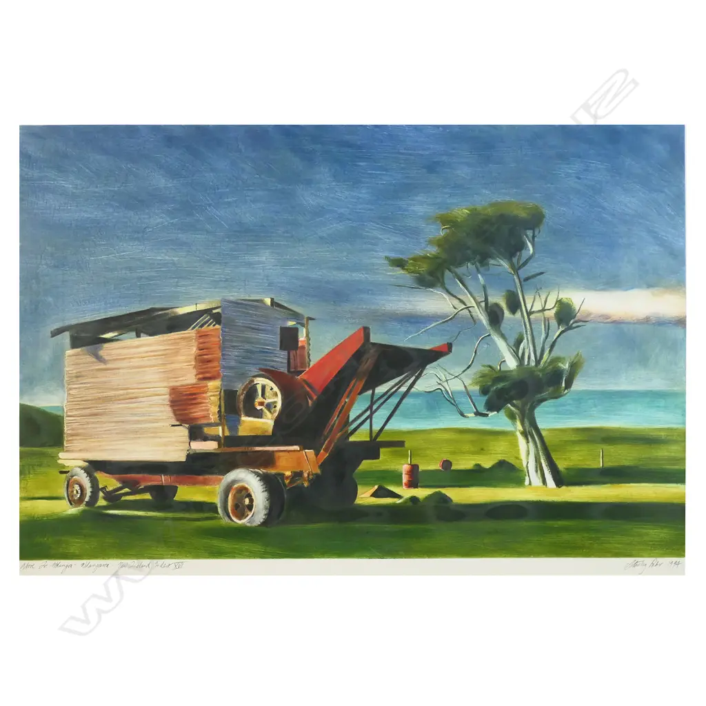 Stanley Palmer (NZ 1936-)  'Above Te Whanga - Whangaroa - New Zealand Index XVI', Image 1++