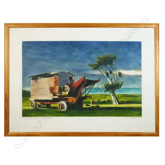 Stanley Palmer (NZ 1936-)  'Above Te Whanga - Whangaroa - New Zealand Index XVI',