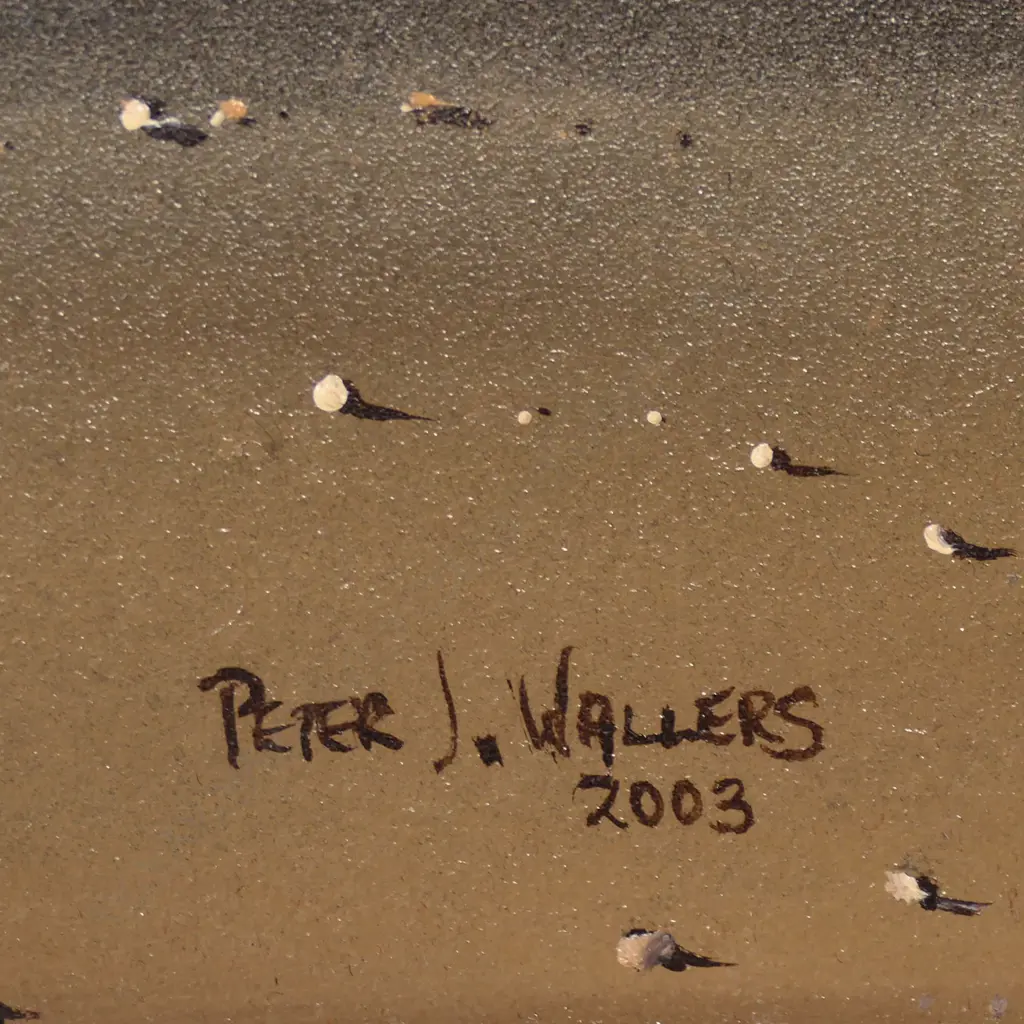 Peter J. Wallers (NZ 1953-) 'Hazy Afternoon from Beach Road Tauranga', Image 1++