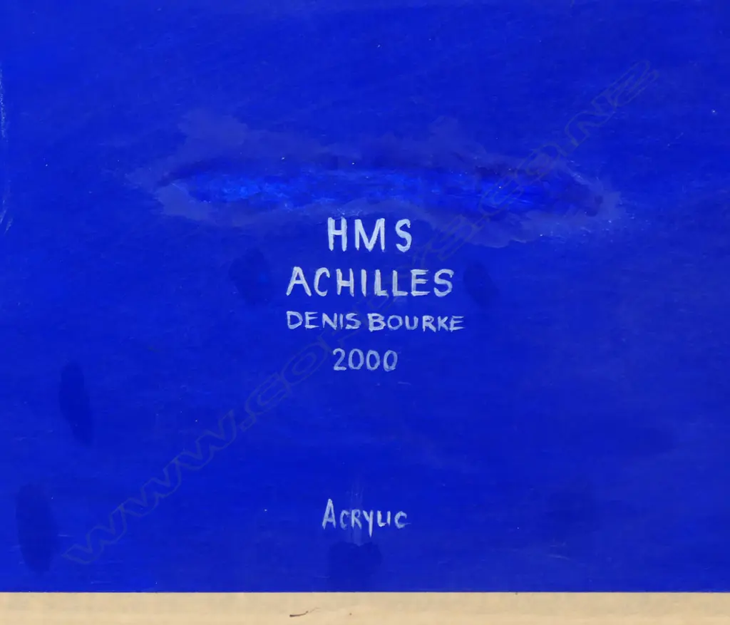 Denis Bourke (NZ) 'HMS Achilles', Image 1++
