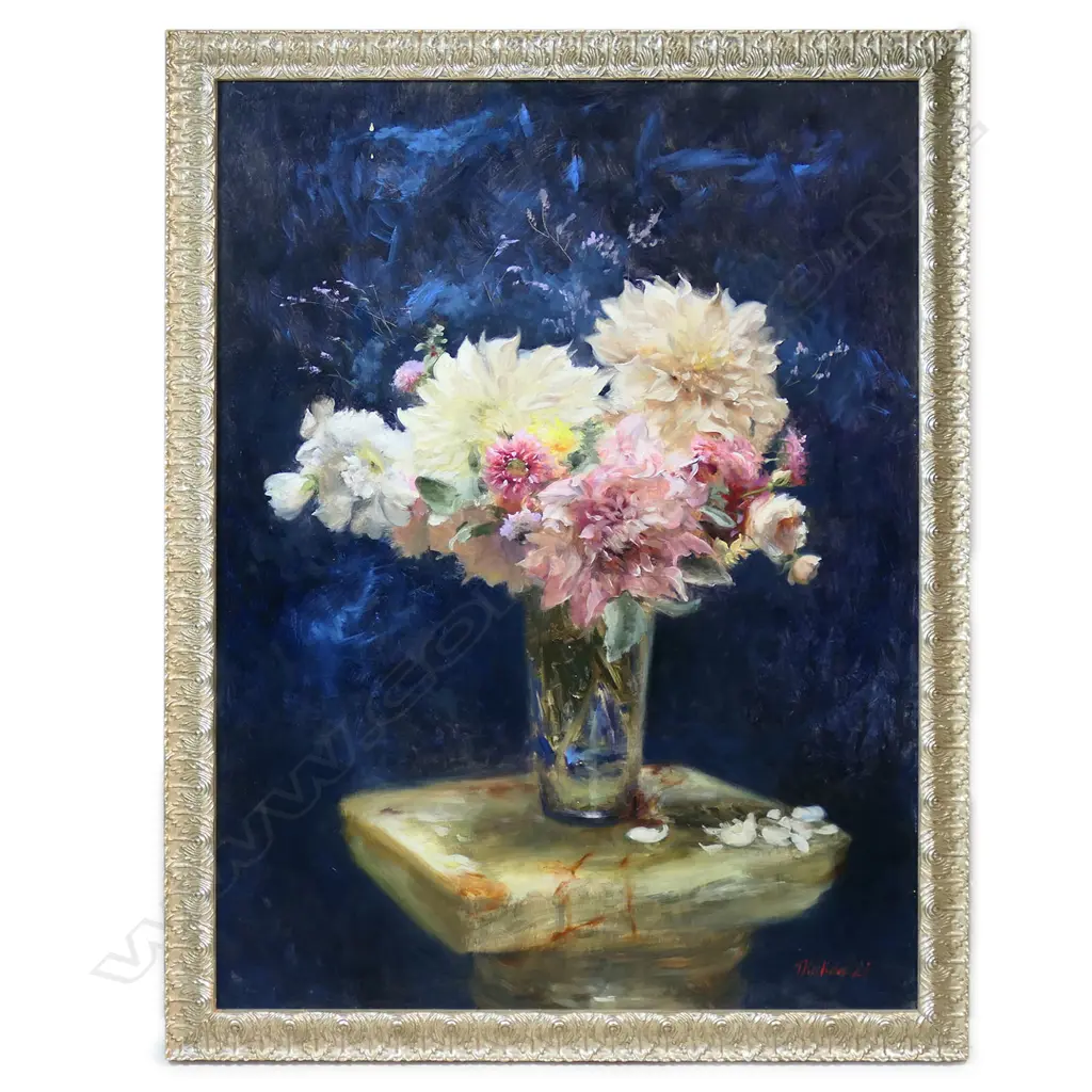 Artist unknown untitled floral still life, Image 1++