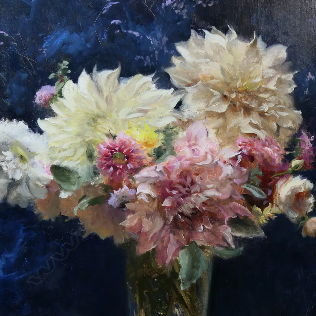 Artist unknown untitled floral still life, Image 1++