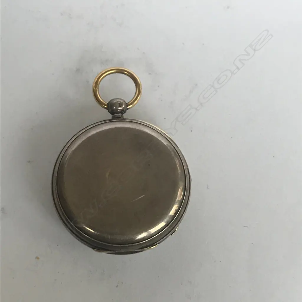 Victorian lady’s silver open face fob watch by Dent of London, Image 1++