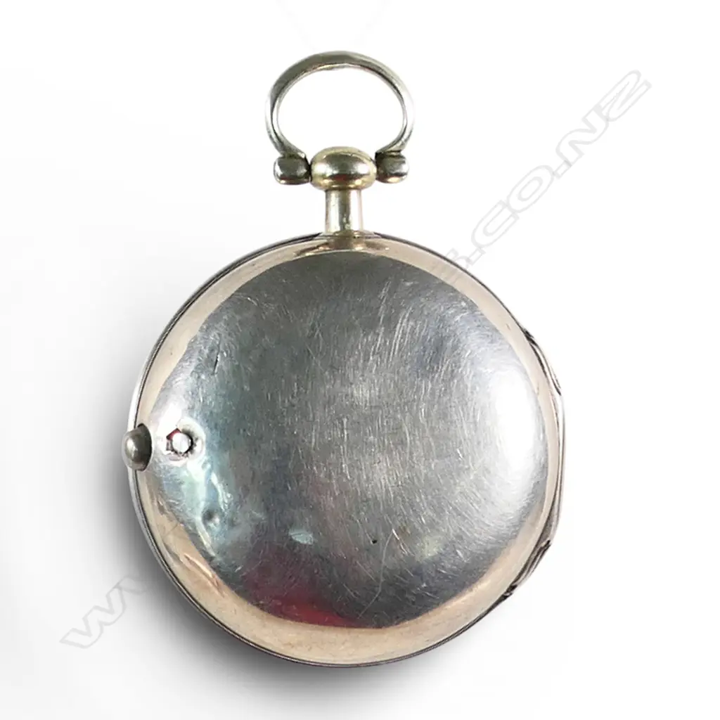A George III silver pair cased pocket watch by Robert Barnes of Liverpool, Image 1++