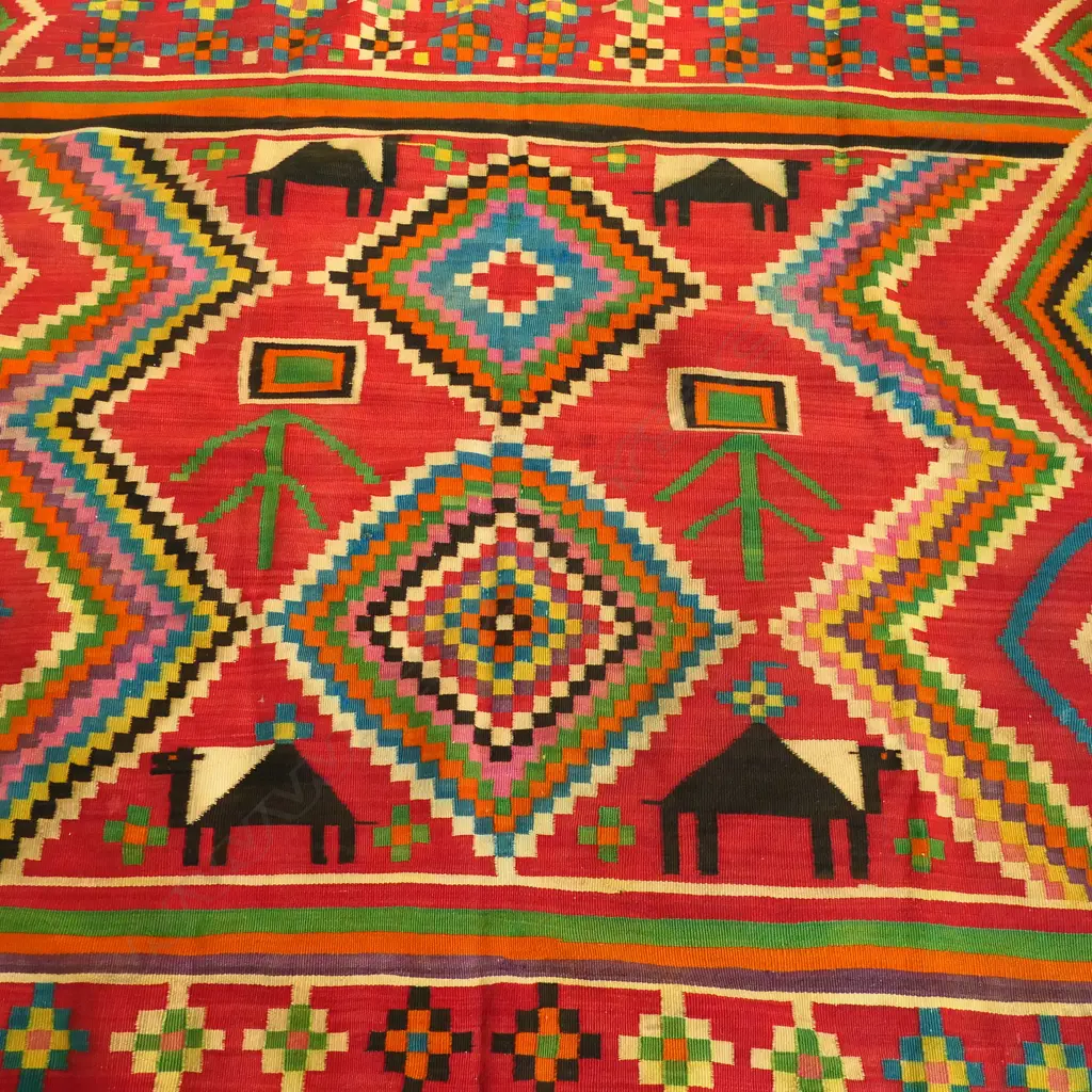 An old hand-woven Persian kelim, Image 1++