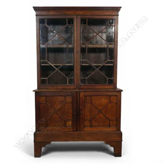 George III small proportion bookcase cabinet,