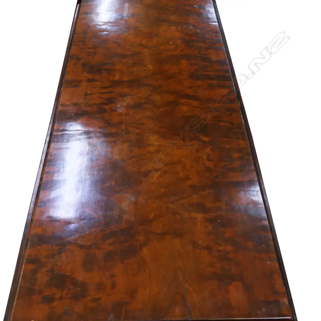 A 19thC mahogany drop side table, Image 1++