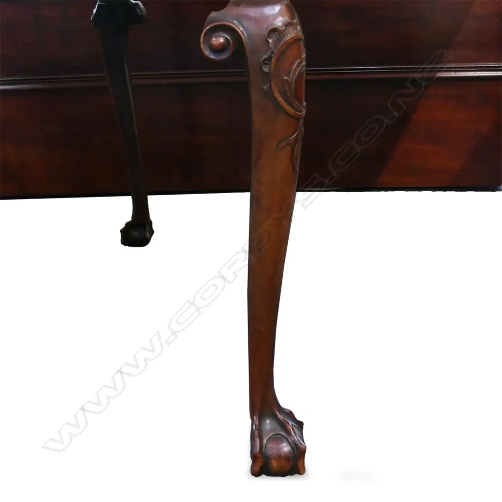 A 19thC mahogany drop side table, Image 1++