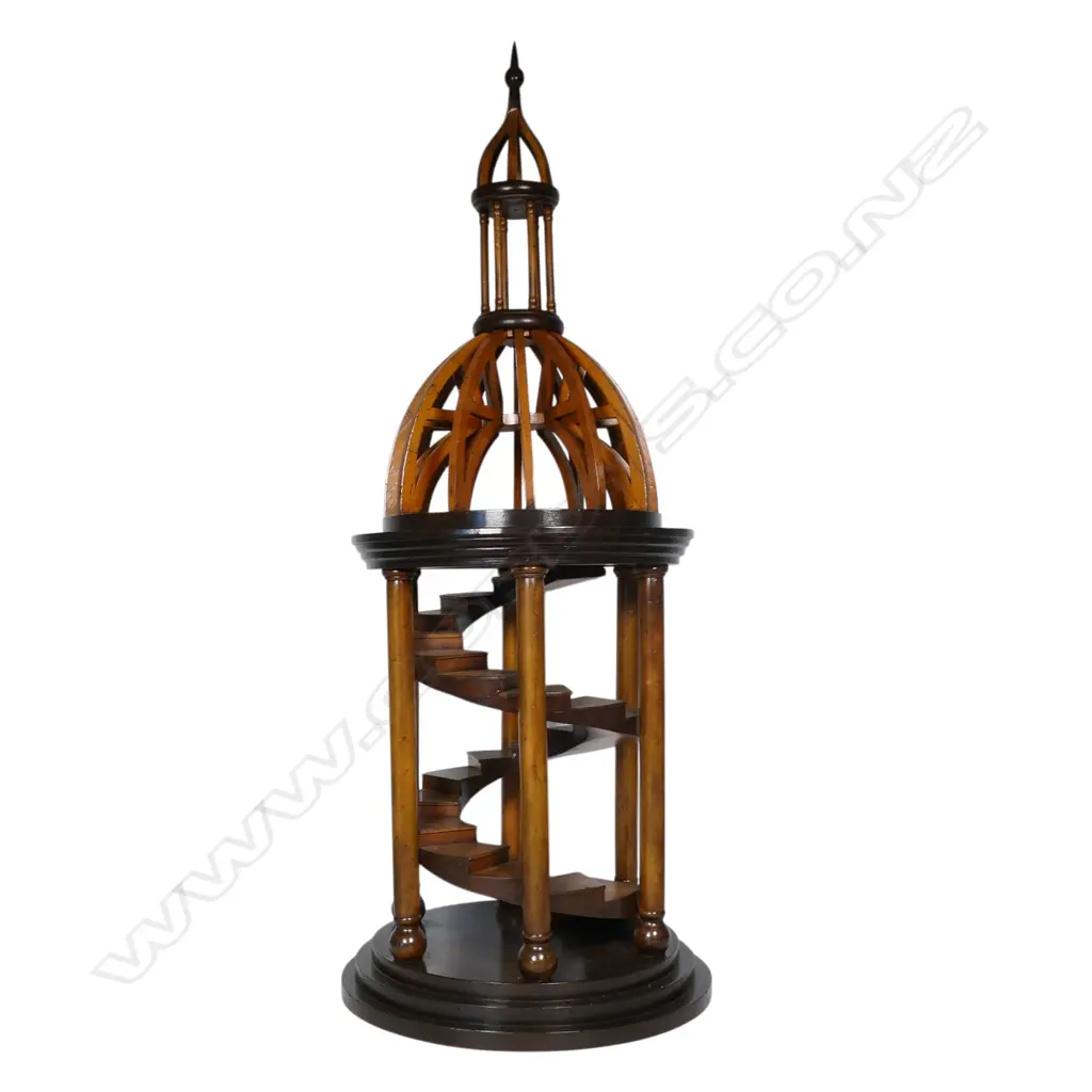 An antique style wooden architectural model, Image 1++