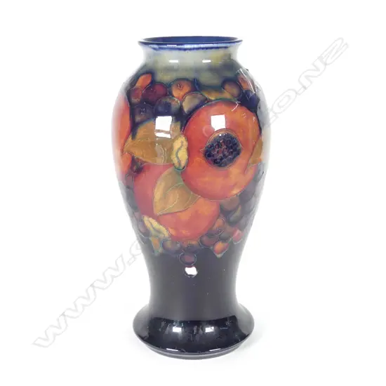 A William Moorcroft baluster Pomegranate vase