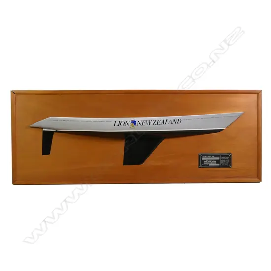 A plaque on frame model of Lion New Zealand