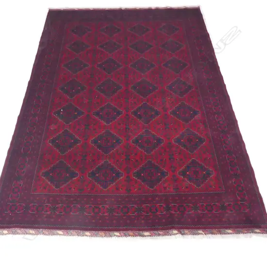 A hand-knotted Khamyab rug