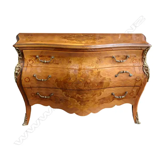 A French style bombe commode