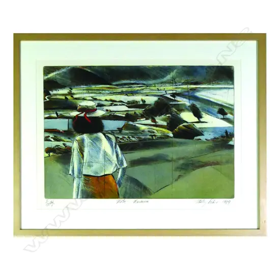 Stanley Palmer (b.1936) 'Motu - Maraenui'