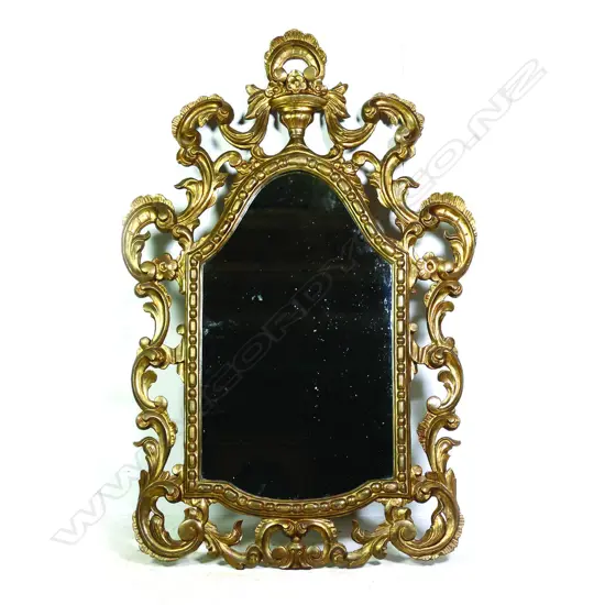 A French style gilt framed mirror