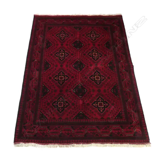 An Afghan Andkhoi hand knotted carpet