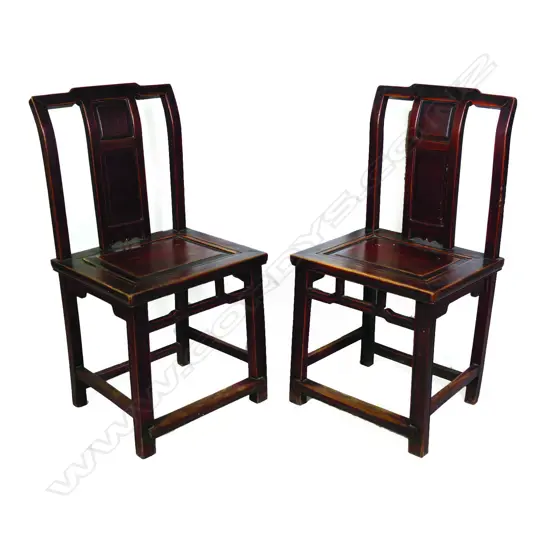 A pair of Korean chairs
