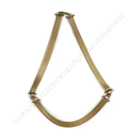 An 18ct yellow gold multi fine link chain