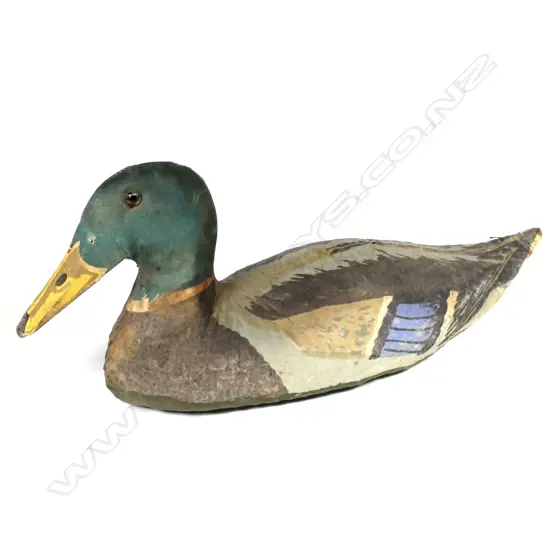 A vintage oil skin covered 'Oliveros 16" Pin Tail'