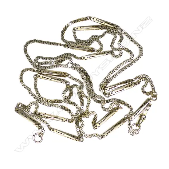 A 9ct. gold muff chain