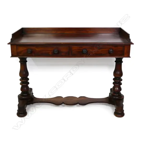 A Victorian mahogany washstand/desk,