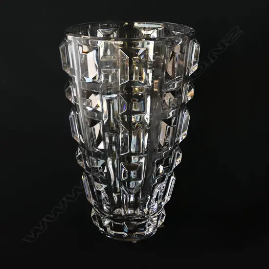 A large Rogaska crystal vase