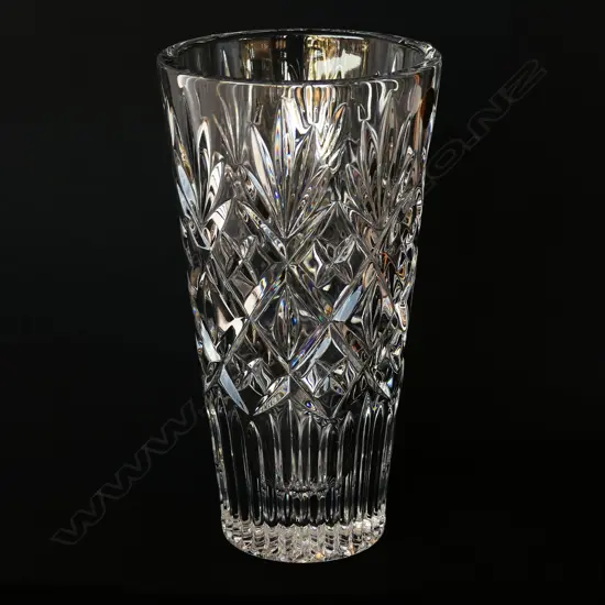 A Waterford crystal vase,