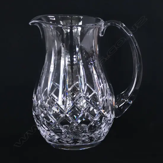 A Waterford crystal 'Lismore' large water jug